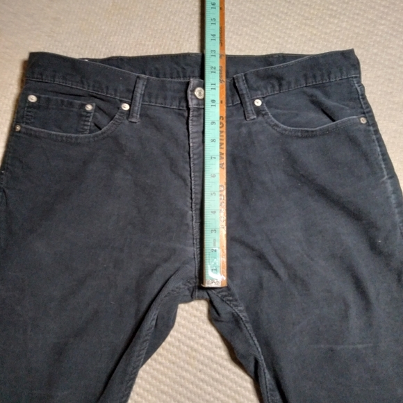 Rare* Corduroy Levi's Sz 38 Dark Blue - Picture 13 of 15